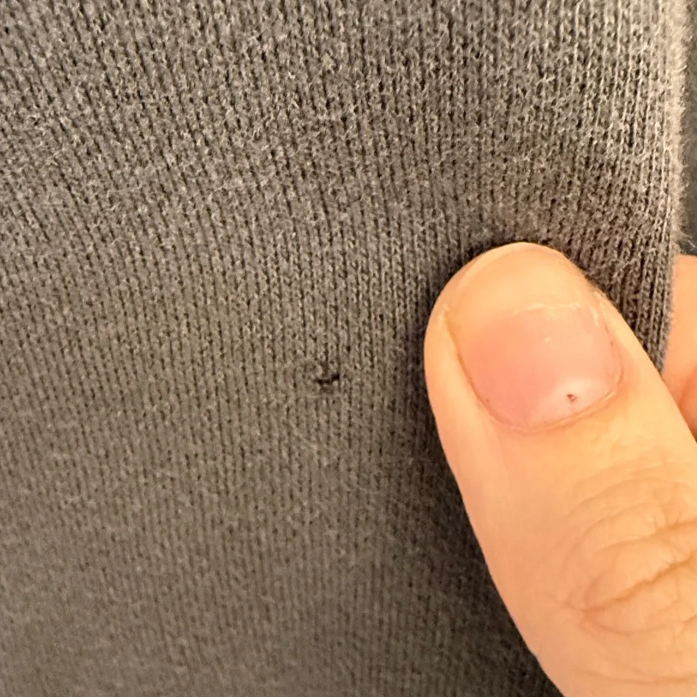 Abercrombie & Fitch Essential Vintage Sunday Dark Gray Half-Zip Sweatshirt - Picture 5 of 7